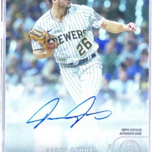 2022 Stadium Club Aaron Ashby Auto RC #SCBA-AA Brewers Autographs
