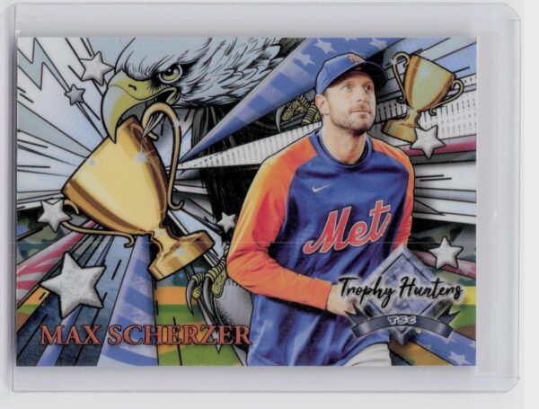 2022 Stadium Club Chrome Max Scherzer #RL-35 Mets Trophy Hunters