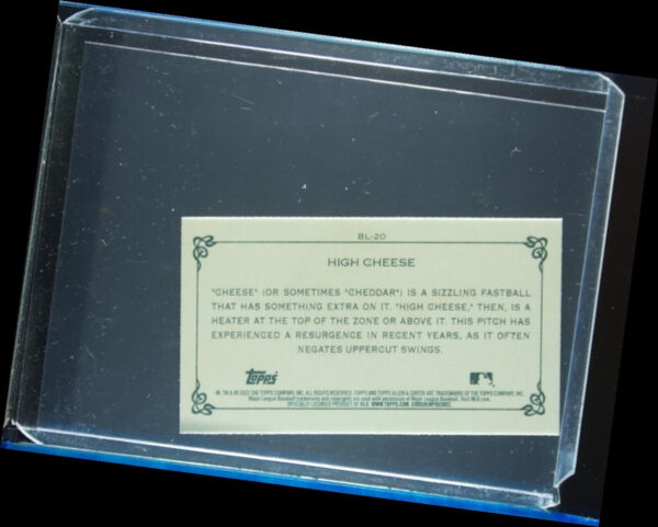 2022 Topps Allen & Ginter High Cheese #BL-20 Mini Baseball Lexicon - Image 3