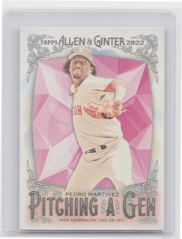 2022 Topps Allen & Ginter Pedro Martinez Pitching a Gem #PAG-20 Red Sox