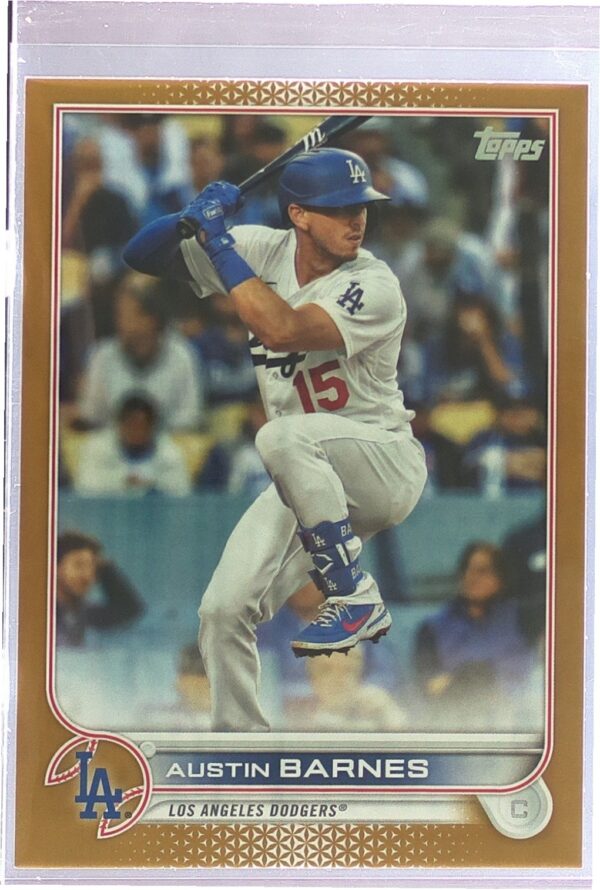2022 Topps Austin Barnes Gold /2022 #420 Dodgers