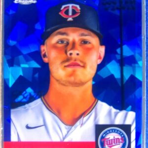 2022 Topps Chrome Platinum Anniversary Max Kepler Blue Atomic Refractor /100 #26