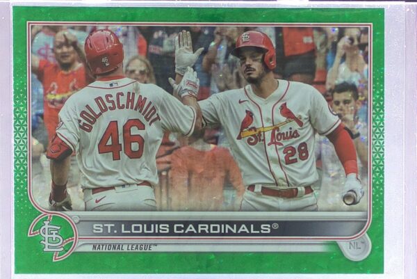 2022 Topps St. Louis Cardinals Green Foilboard /499 #247 Cardinals
