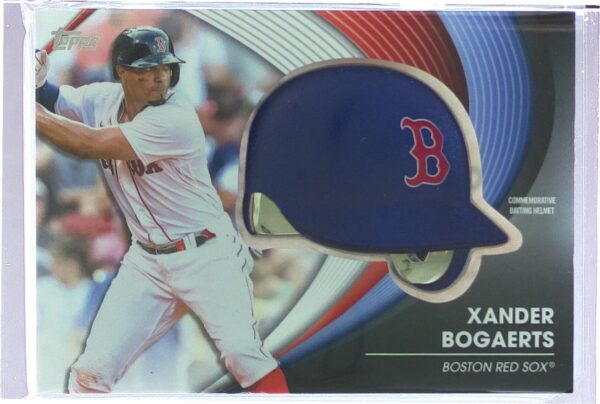 2022 Topps Xander Bogaerts #BH-XB Sox Batting Helmet Commemorative Relic