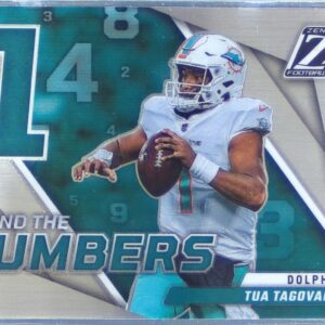2022 Zenith Tua Tagovailoa #BN-TT Dolphins Behind the Numbers
