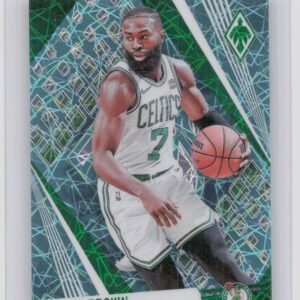 2023-24 Panini Phoenix Jaylen Brown Phoenix Teal Lazer 77 Celtics