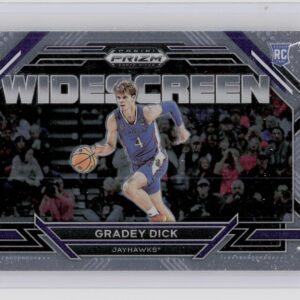 2023-24 Panini Prizm Draft Picks Gradey Dick Wide-screen Rookie #7 Jayhawks