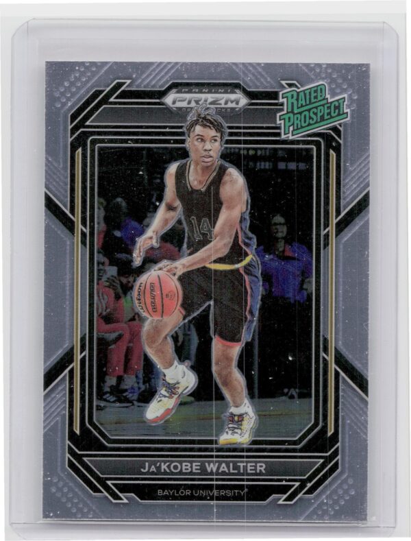 2023-24 Panini Prizm Draft Picks Ja'Kobe Walter Rated Prospect #5 Baylor Bears