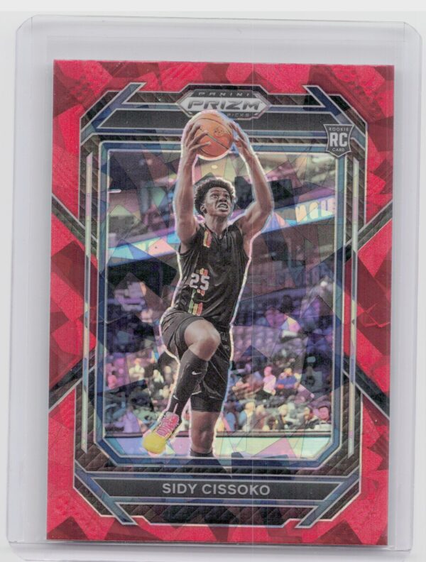 2023-24 Panini Prizm Draft Picks Sidy Cissoko Red Ice #40
