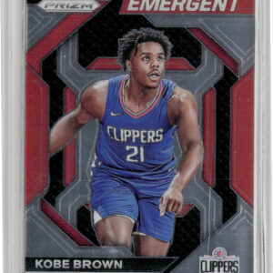 2023-24 Panini Prizm Kobe Brown #18 Clippers Emergent