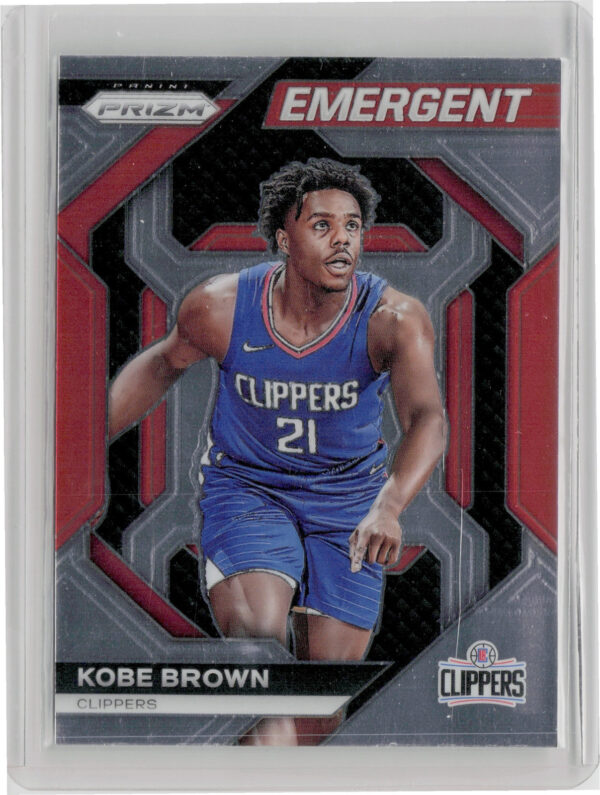 2023-24 Panini Prizm Kobe Brown #18 Clippers Emergent