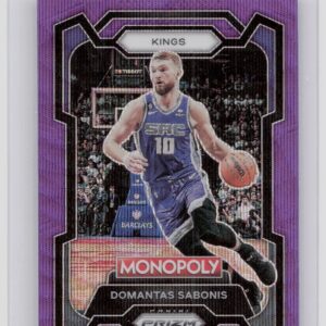 2023-24 Panini Prizm Monopoly Domantas Sabonis Purple #77 Kings