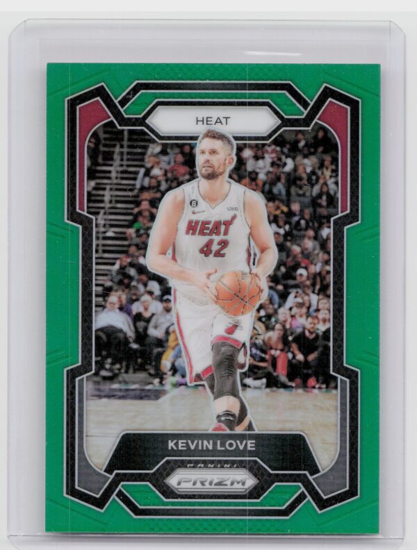 2023-24 Prizm Kevin Love Prizms Green #47 Heat