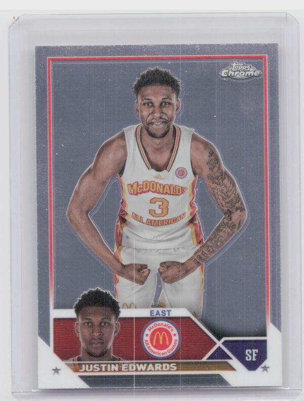 2023-24 Topps Chrome McDonald's All American Justin Edwards #54