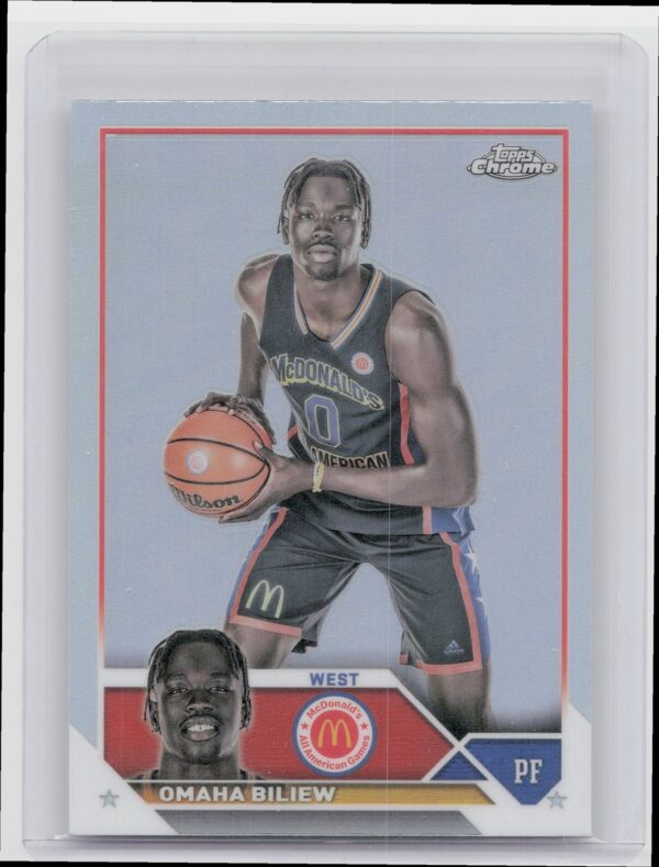 2023-24 Topps Chrome McDonald's All American Omaha Biliew #61