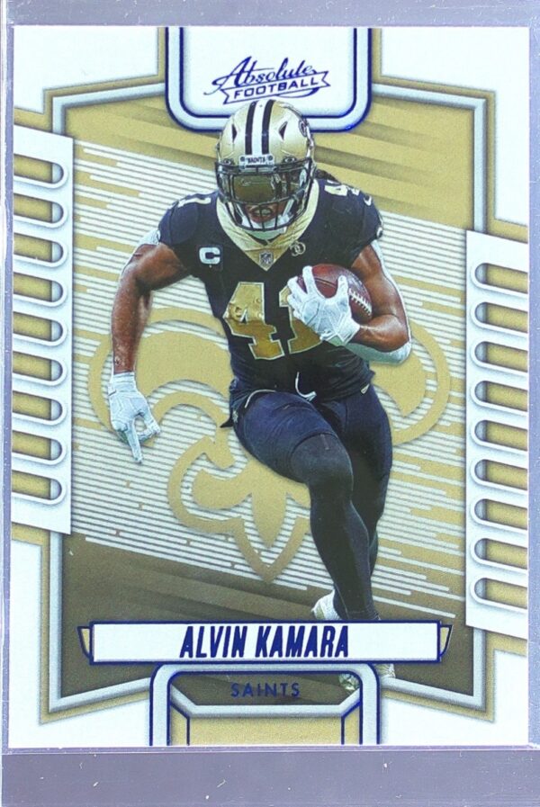 2023 Absolute Alvin Kamara Blue #47 Saints