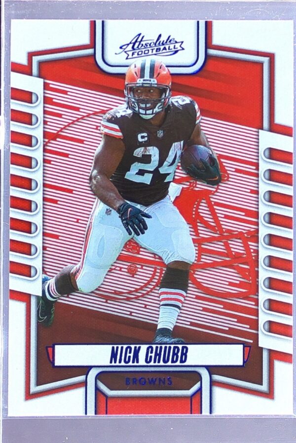 2023 Absolute Nick Chubb Blue #35 Browns