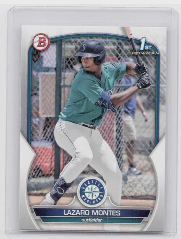 2023 Bowman 1st Edition Lázaro Montes #BP-58 Mariners