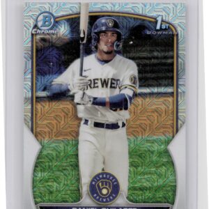2023 Bowman Daniel Guilarte #BCP-21 Brewers Chrome Prospects Mojo Refractors