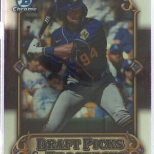 2023 Bowman Draft Jackson Chourio #DPP-13 Brewers Draft Picks & Prospects