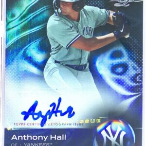 2023 Bowman Platinum Anthony Hall Auto #TOP-73 Yankees Top Prospects Autographs