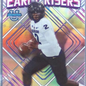 2023 Bowman University Chrome Shedeur Sanders #ER-4 Buffaloes Unexpected Delight