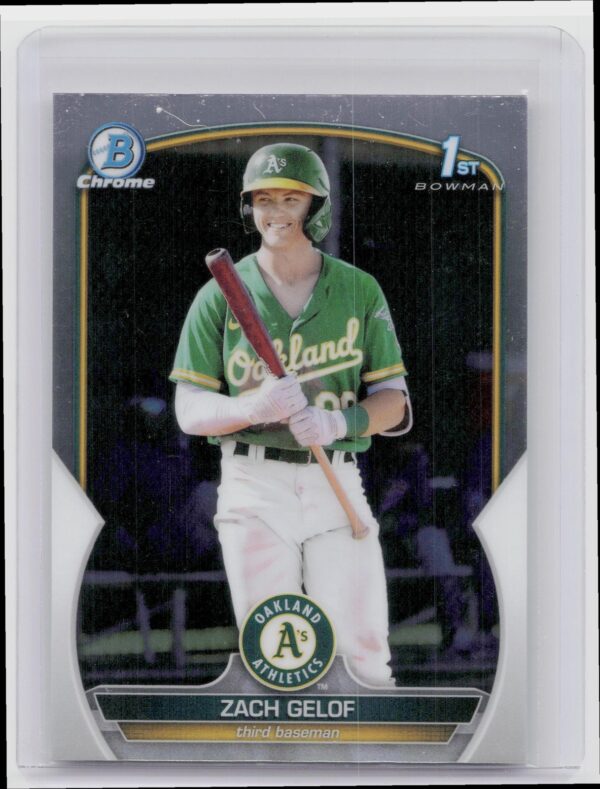2023 Bowman Zach Gelof #BCP-1 Athletics Chrome Prospects