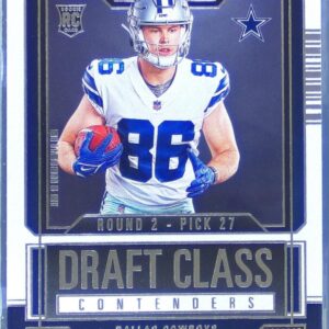 2023 Contenders Luke Schoonmaker RC #16 Cowboys Draft Class Contenders
