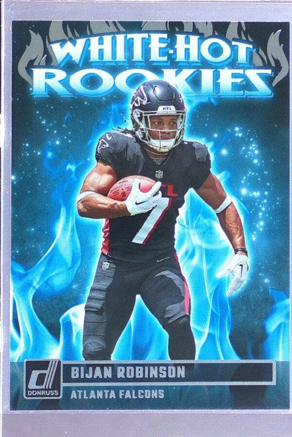 2023 Donruss Bijan Robinson RC #WHR-2 Falcons White Hot Rookies