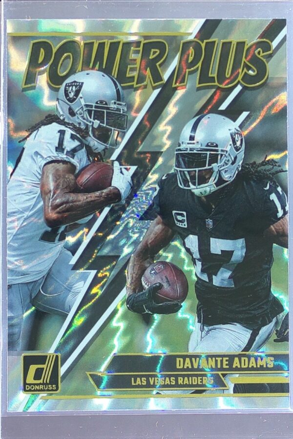 2023 Donruss Davante Adams #PP-11 Raiders Power Plus