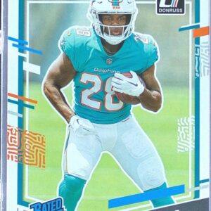 2023 Donruss De'Von Achane RC #365 Dolphins