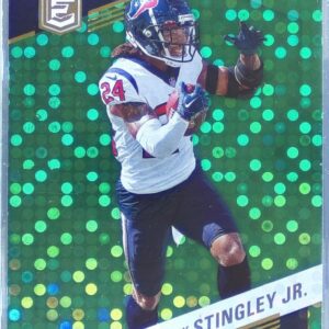 2023 Donruss Elite Derek Stingley Jr. Green Disco #28 Texans