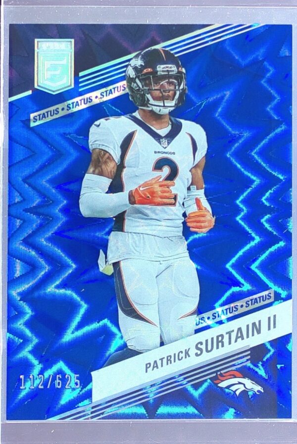 2023 Donruss Elite Patrick Surtain II Status Explosion /625 #84 Broncos