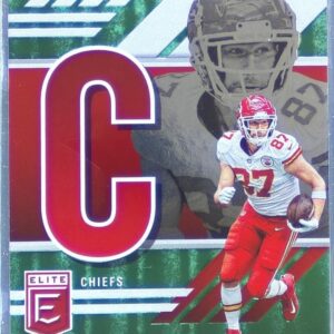 2023 Donruss Elite Travis Kelce #SB-TK4 Chiefs Spellbound Green
