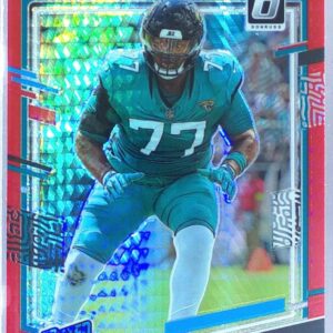 2023 Donruss Optic Anton Harrison Red Hyper RC #250 Jaguars