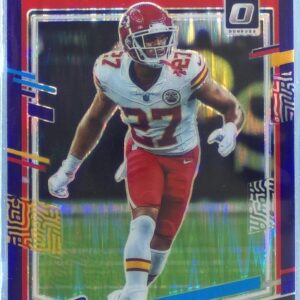 2023 Donruss Optic Chamarri Conner Purple Shock RC #255 Chiefs