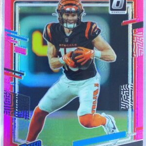 2023 Donruss Optic Charlie Jones Pink RC #223 Bengals