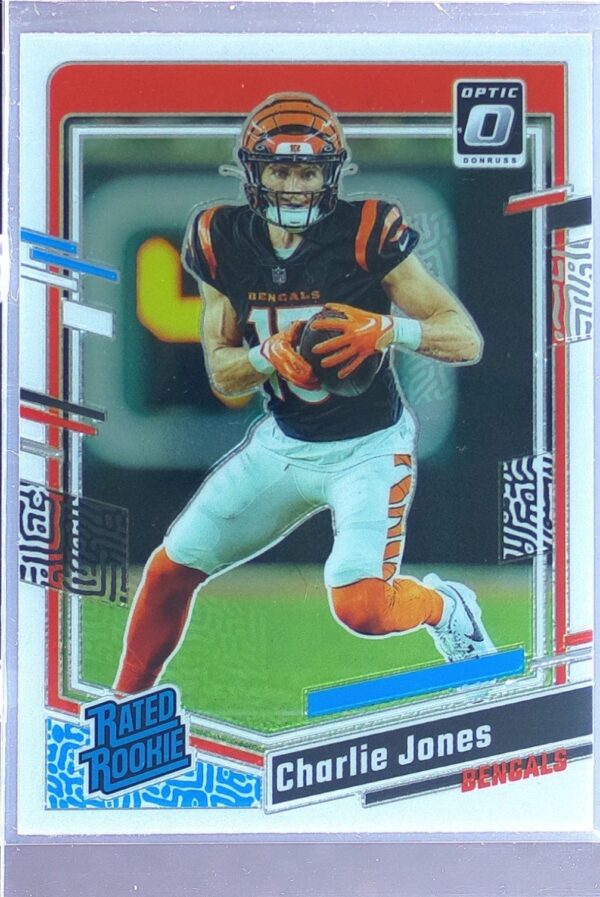 2023 Donruss Optic Charlie Jones RC #223 Bengals