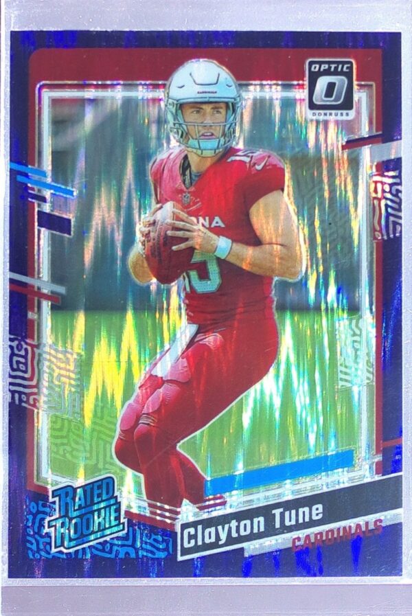 2023 Donruss Optic Clayton Tune Purple Shock RC #202 Cardinals