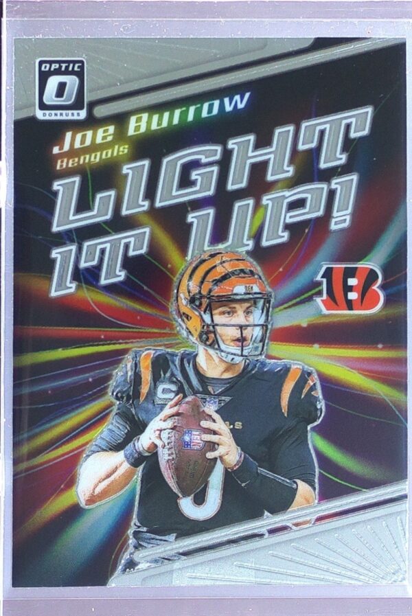2023 Donruss Optic Joe Burrow #LU-JB Bengals Light It Up!