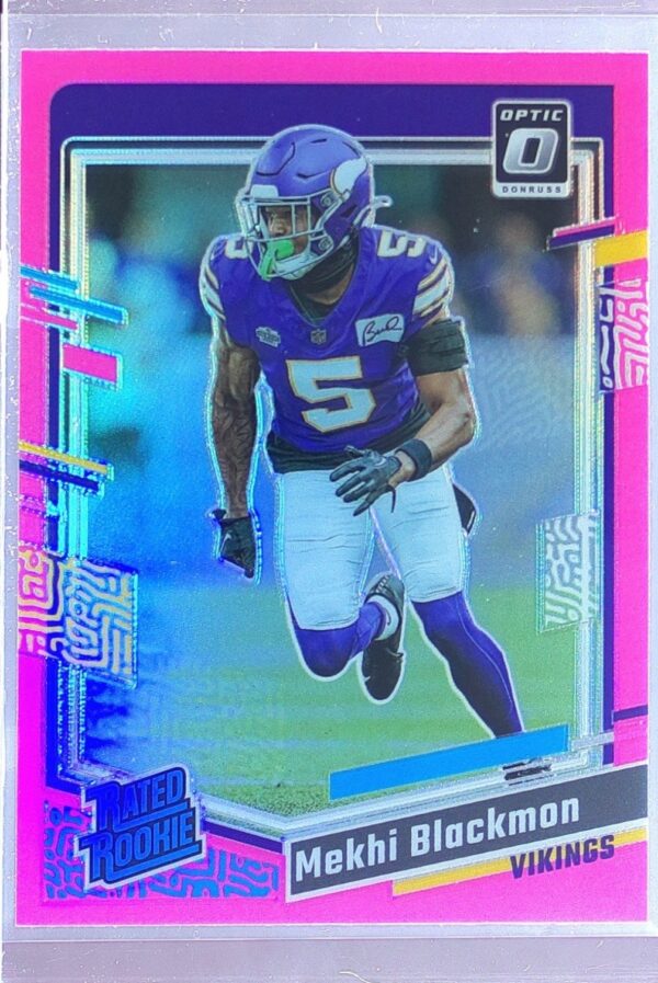 2023 Donruss Optic Mekhi Blackmon Pink RC #272 Vikings