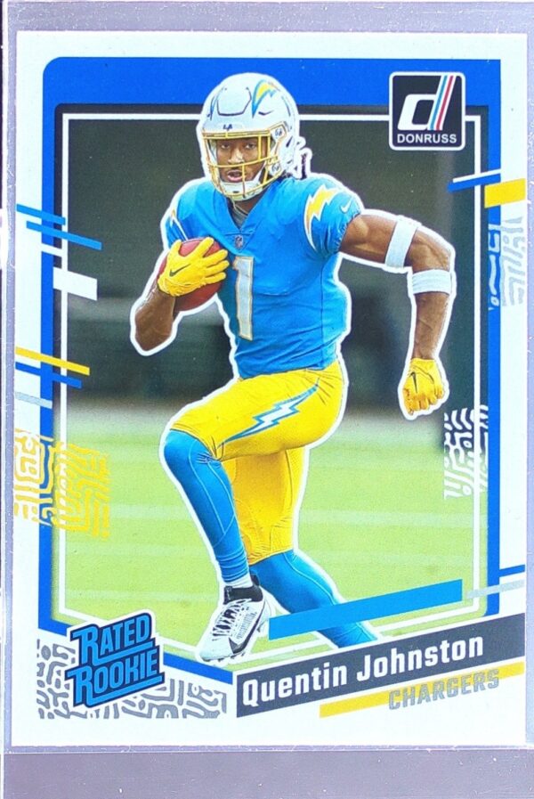 2023 Donruss Quentin Johnston RC #353 Chargers