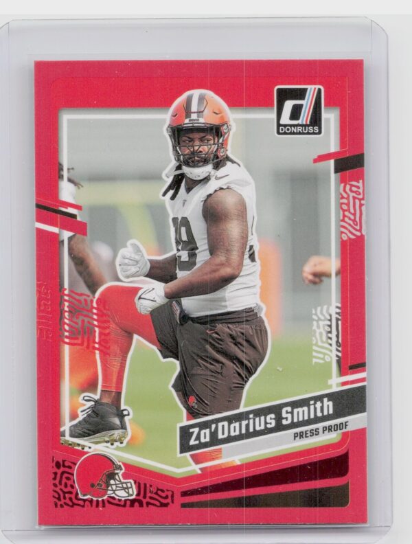 2023 Donruss Za'Darius Smith Press Proof #199 Browns