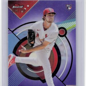 2023 Finest Matthew Liberatore Purple Refractor /250 #77 Cardinals