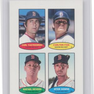 2023 Heritage Carl Yastrzemski  / Carlton Fisk  / Rafael Devers  / Jeter Downs