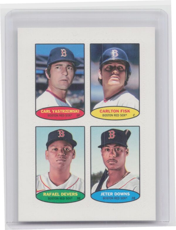 2023 Heritage Carl Yastrzemski  / Carlton Fisk  / Rafael Devers  / Jeter Downs