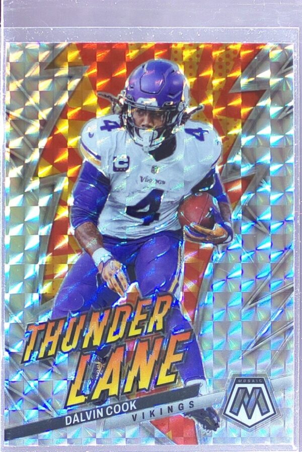 2023 Mosaic Dalvin Cook #TL-DC Vikings Thunder Lane Mosaic