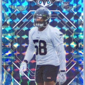 2023 Mosaic Derick Hall Reactive Blue Mosaic RC #310 Seahawks
