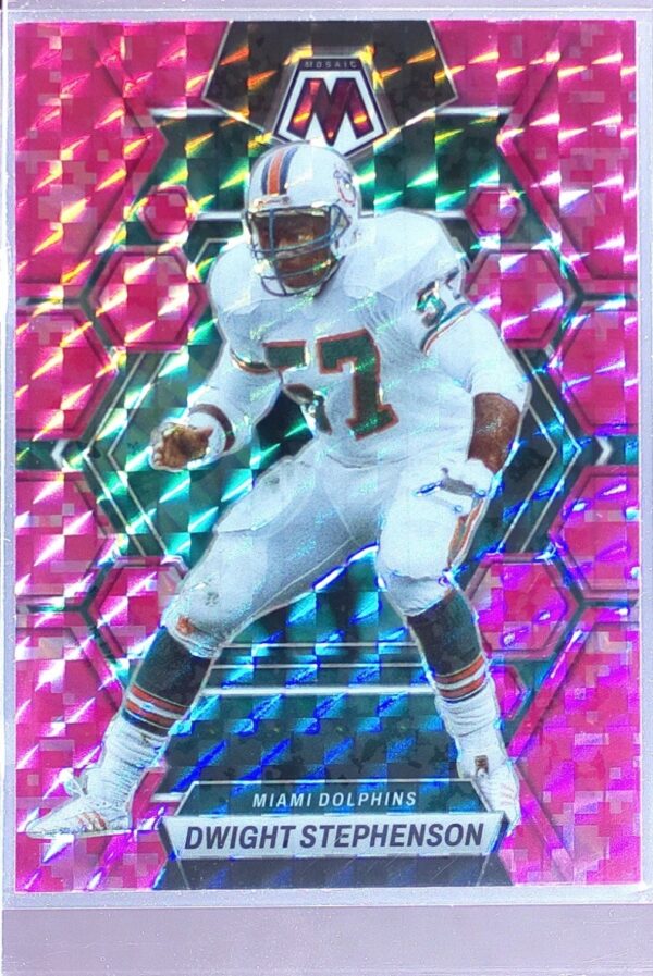 2023 Mosaic Dwight Stephenson Camo Pink Mosaic #148 Dolphins