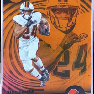 2023 Panini Illusions Nick Chubb Orange Trophy Collection #24 Browns